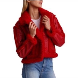 7 for All Mankind Shearling Coat